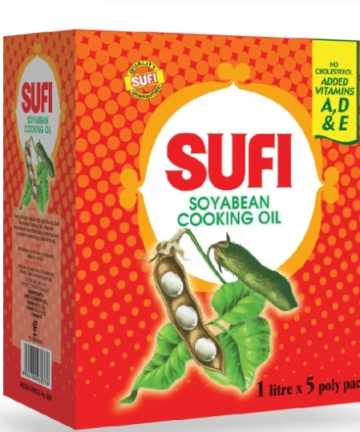 Sufi Soyabean Oil 1 Litre X 5